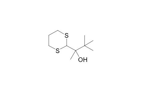 2-(1,3-Dithian-2-yl)-3,3-dimethylbutan-2-ol