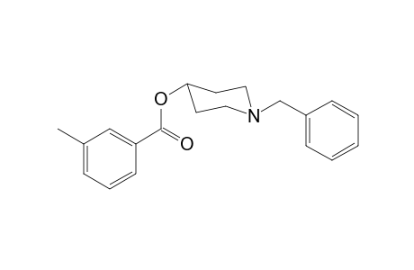1-Benzylpiperidin-4-yl 3-methyl benzoate