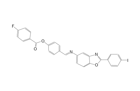 benzoic acid, 4-fluoro-, 4-[(E)-[[2-(4-iodophenyl)-5-benzoxazolyl]imino]methyl]phenyl ester