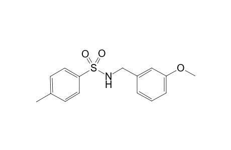 -(3-methoxybenzyl)-4-methylbenzenesulfonamide