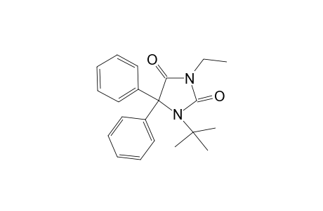 1-tert-Butyl-3-ethyl-5,5-diphenyl-2,4-imidazolidinedione