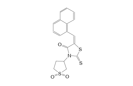 (5E)-3-(1,1-dioxidotetrahydro-3-thienyl)-5-(1-naphthylmethylene)-2-thioxo-1,3-thiazolidin-4-one