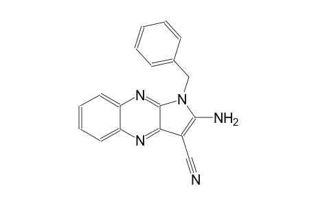 1H-pyrrolo[2,3-b]quinoxaline-3-carbonitrile, 2-amino-1-(phenylmethyl)-