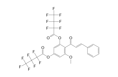 Cardamonin, bis(heptafluorobutyrate)