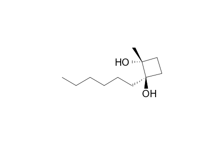 1-Hexyl-2-methylcyclobutane-cis-1,2-diol