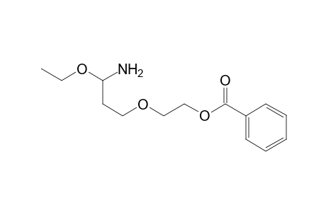 C-[(2-benzoyloxy)ethoxy]ethyl-C-(ethoxy)methylimine