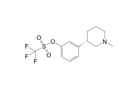 (S)-(+)-Trifluoromethanesulfonic acid 3-(1-methylpiperidin-3-yl)phenyl ester