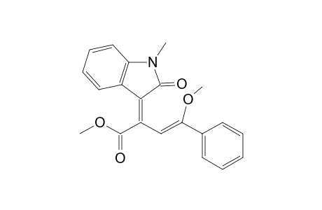 Methyl-4-methoxy-2,3'-(1-methyloxindolylidene)-4-phenylbut-3-enoate