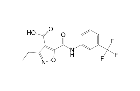4-Isoxazolecarboxylic acid, 3-ethyl-5-[[[3-(trifluoromethyl)phenyl]amino]carbonyl]-