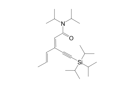 (2Z,4E)-N,N-Diisopropyl-3-((triisopropylsilyl)ethynyl)hexa-2,4-dienamide