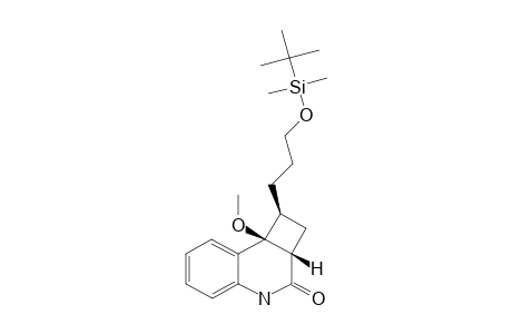 1-(3'-TERT.-BUTYLDIMETHYLSILYLOXYPROPYL)-8B-METHOXY-2,2A,4,8B-TETRAHYDRO-1H-CYCLOBUTA-[C]-QUINOLIN-3-ONE