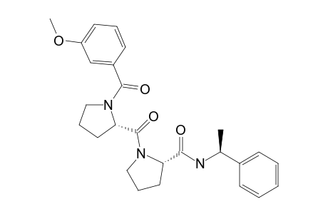 (S)-1-((3-Methoxybenzoyl)-L-prolyl)-N-((S)-1-phenylethyl)pyrrolidine-2-carboxamide