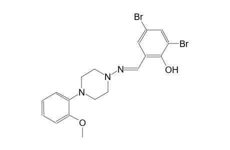 phenol, 2,4-dibromo-6-[(E)-[[4-(2-methoxyphenyl)-1-piperazinyl]imino]methyl]-