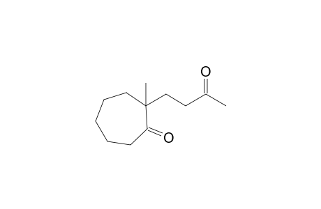 2-Methyl-2-(3'-oxobutyl)cycloheptanone