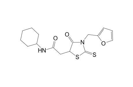 5-Thiazoleacetamide, N-cyclohexyl-3-(2-furanylmethyl)tetrahydro-4-oxo-2-thioxo-
