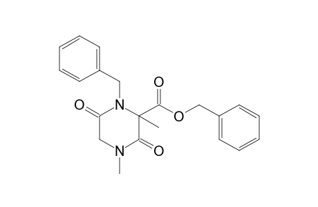 4-Benzyl-3-benzyloxycarbonyl-1,3-dimethylpiperazine-2,5-dione