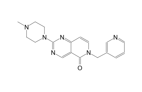 pyrido[4,3-d]pyrimidin-5(6H)-one, 2-(4-methyl-1-piperazinyl)-6-(3-pyridinylmethyl)-