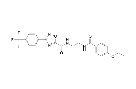 1,2,4-Oxadiazole-5-carboxamide, N-[2-[(4-ethoxybenzoyl)amino]ethyl]-3-[4-(trifluoromethyl)phenyl]-
