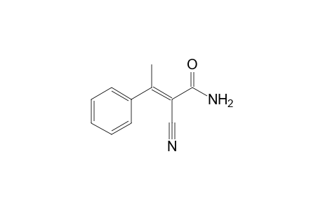 (2E)-2-Cyano-3-phenyl-2-butenamide