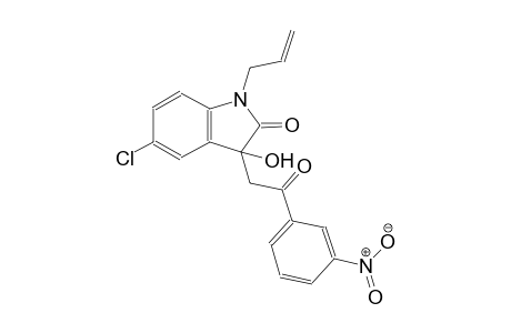 1-allyl-5-chloro-3-hydroxy-3-[2-(3-nitrophenyl)-2-oxoethyl]-1,3-dihydro-2H-indol-2-one