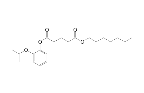 Glutaric acid, heptyl 2-isopropoxyphenyl ester