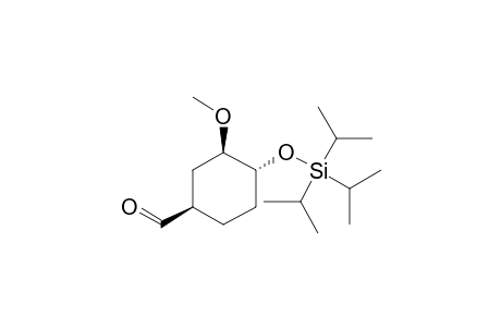 Cyclohexanecarboxaldehyde, 3-methoxy-4-[[tris(1-methylethyl)silyl]oxy]-, [1R-(1.alpha.,3.alpha.,4.beta.)]-