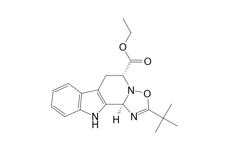 [1,2,4]Oxadiazolo[2',3':1,2]pyrido[3,4-b]indole-5-carboxylic acid, 2-(1,1-dimethylethyl)-5,6,11,11b-tetrahydro-, ethyl ester, cis-