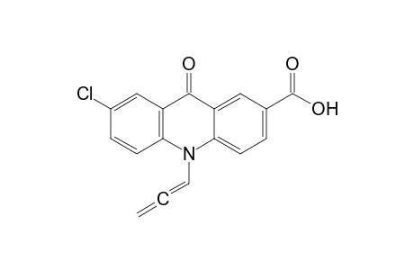 7-Chloro-9-oxo-10-propa-1,2-dienyl-9,10-dihydro-acridine-2-carboxylic acid