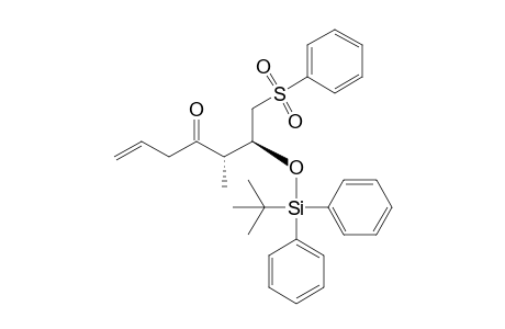 (5S,6S)-6-[tert-butyl(diphenyl)silyl]oxy-5-methyl-7-(phenylsulfonyl)hept-1-en-4-one