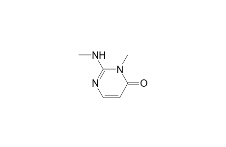 4(3H)-Pyrimidinone, 3-methyl-2-(methylamino)-