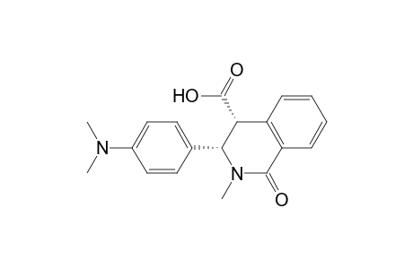 4-Isoquinolinecarboxylic acid, 3-[4-(dimethylamino)phenyl]-1,2,3,4-tetrahydro-2-methyl-1-oxo-, cis-