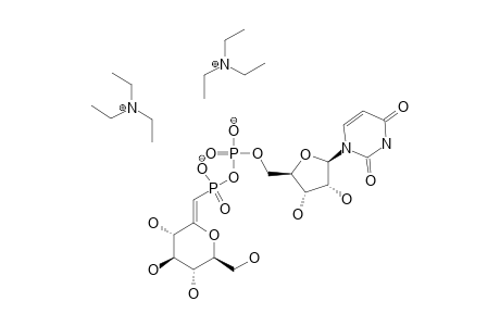 BIS-(TRIETHYLAMINO)-URIDINE-5'-[(Z)-2,6-ANHYDRO-1-DEOXY-D-GLUCOHEPT-1-ENITOL-1-YL-PHOSPHONO]-PHOSPHATE