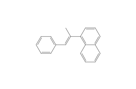 Naphthalene, 1-(1-methyl-2-phenylethenyl)-, (E)-