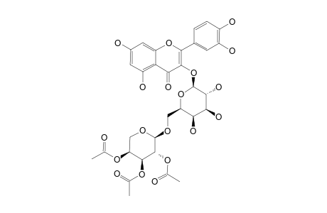 QUERCETIN-3-[2,3,4-TRIACETYL-ALPHA-L-ARABINOPYRANOSYL-(1->6)-BETA-D-GALACTOPYRANOSIDE]