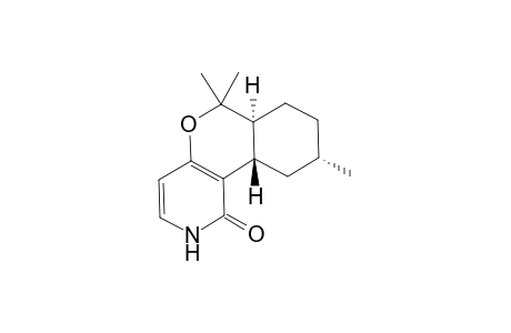 (6aS,9S,10aS)-6A,7,8,9,10,10A-Hexahydro-6,6,9-trimethylchromeno[4,3-b]pyridin-1(2H)-one