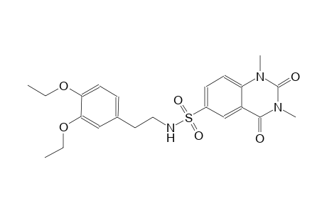 N-[2-(3,4-diethoxyphenyl)ethyl]-1,3-dimethyl-2,4-dioxo-1,2,3,4-tetrahydro-6-quinazolinesulfonamide