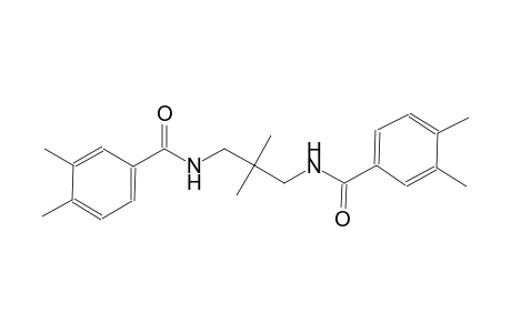 N-{3-[(3,4-dimethylbenzoyl)amino]-2,2-dimethylpropyl}-3,4-dimethylbenzamide
