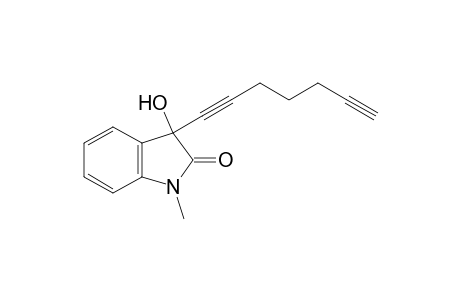3-(Hepta-1,6-diynyl)-3-hydroxy-1-methylindolin-2-one
