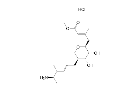 Methyl 4-{(2S,3R,4R,5S)-5-[(4R,5R)-5-amino-4-methylhex-2(E)-enyl]-3,4-dihydroxytetrahydropyran-2-yl}-3-methylbut-2(E)-enoate hydrochloride