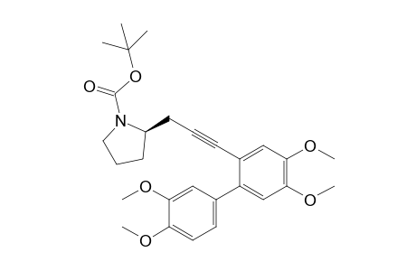 (R)-N-(tert-Butoxycarbonyl)-2-[3-(3',4',4,5-tetramethoxybiphenyl-2-yl)prop-2-ynyl]pyrrolidine