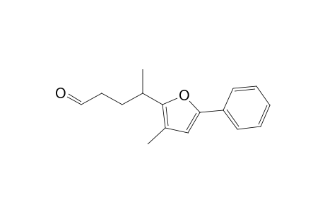 4-(3-Methyl-5-phenylfuran-2-yl)pentanal