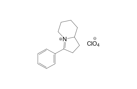 2,5,6,8,8a-hexahydro-3-phenyl-1H-indolizinium perchlorate