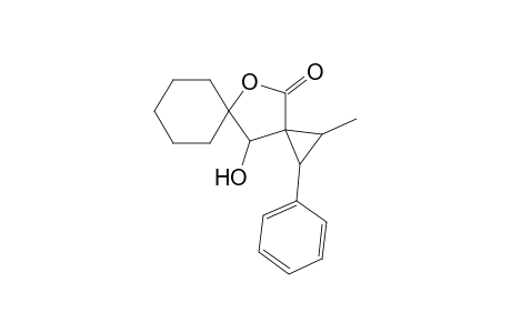 4-Hydroxy-1-methyl-2-phenyl-11-oxadispiro[2.1.5.2]dodecan-12-one