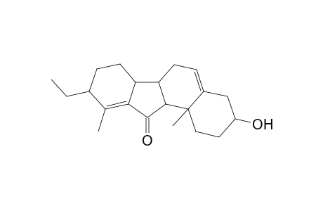 9-Ethyl-3-hydroxy-10,11b-dimethyl-1,2,3,4,6,6a,6b,7,8,9,11a,11b-dodecahydrobenzo[a]fluoren-11-one