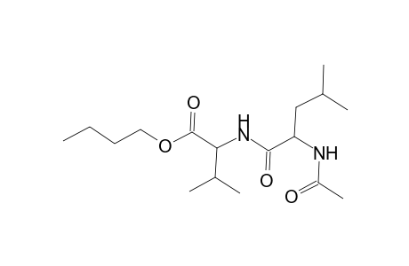 L-Valine, N-(N-acetyl-L-leucyl)-, butyl ester