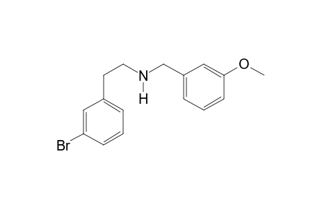 2-(3-Bromophenyl)-N-(3-methoxybenzyl)ethan-1-amine