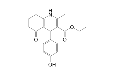 4-(4-hydroxyphenyl)-2-methyl-5-oxo-4,6,7,8-tetrahydro-1H-quinoline-3-carboxylic acid ethyl ester