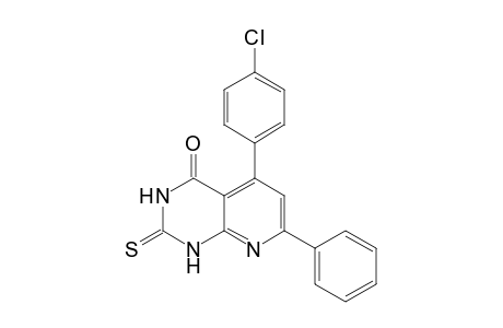 5-(4-Chlorophenyl)-7-phenyl-2-sulfanylidene-1H-pyrido[2,3-d]pyrimidin-4-one