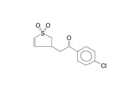 4-(4-CHLOROPHENACYL)-2-THIOLENE-1,1-DIOXIDE