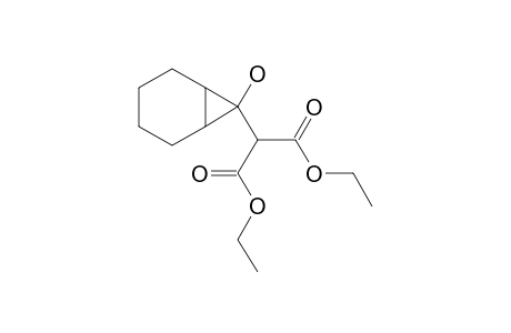 7-(Bis(ethoxycarbonyl)methyl)bicyclo(4.1.0)heptan-7-ol